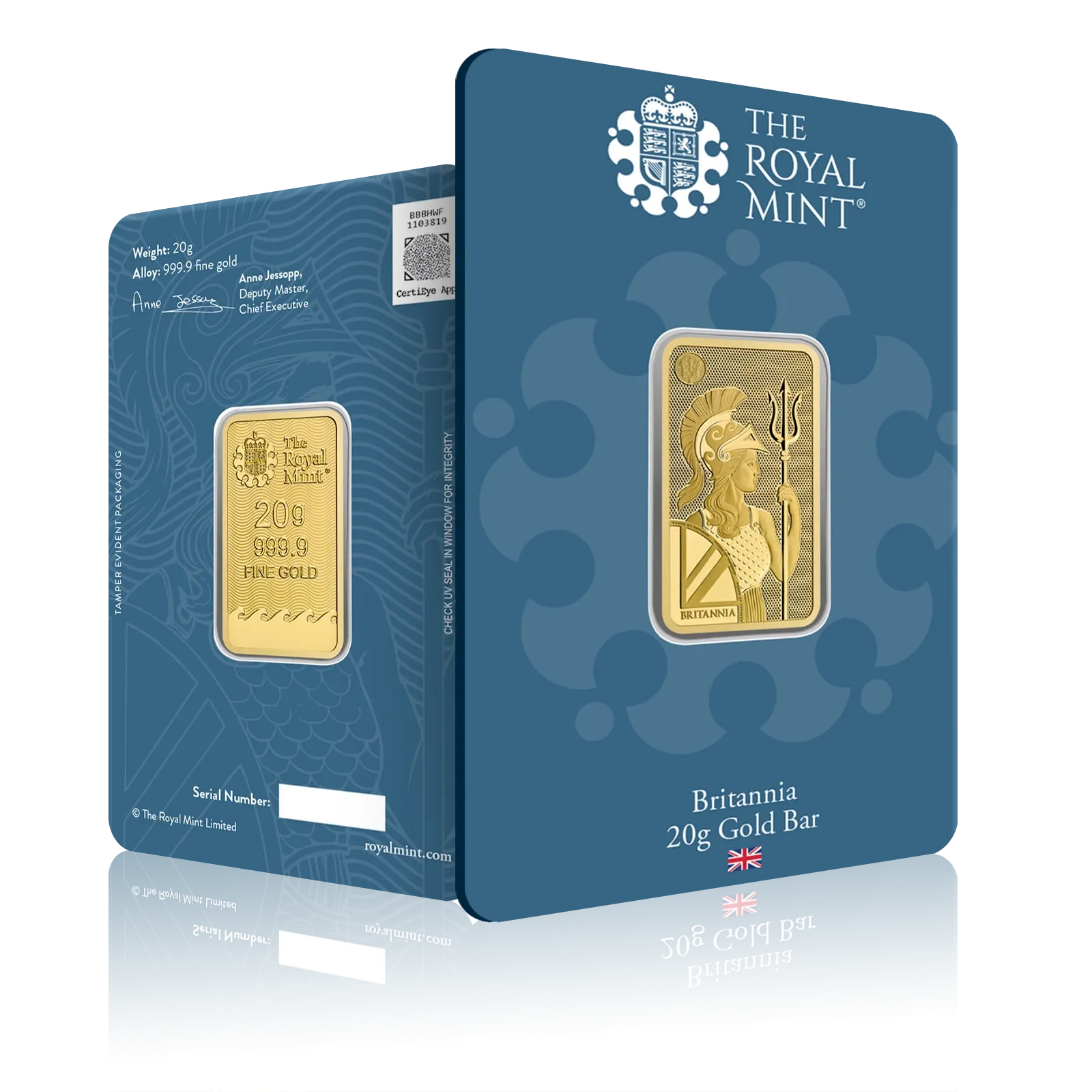 20g Royal Mint Britannia Gold Bar (999.9) 4